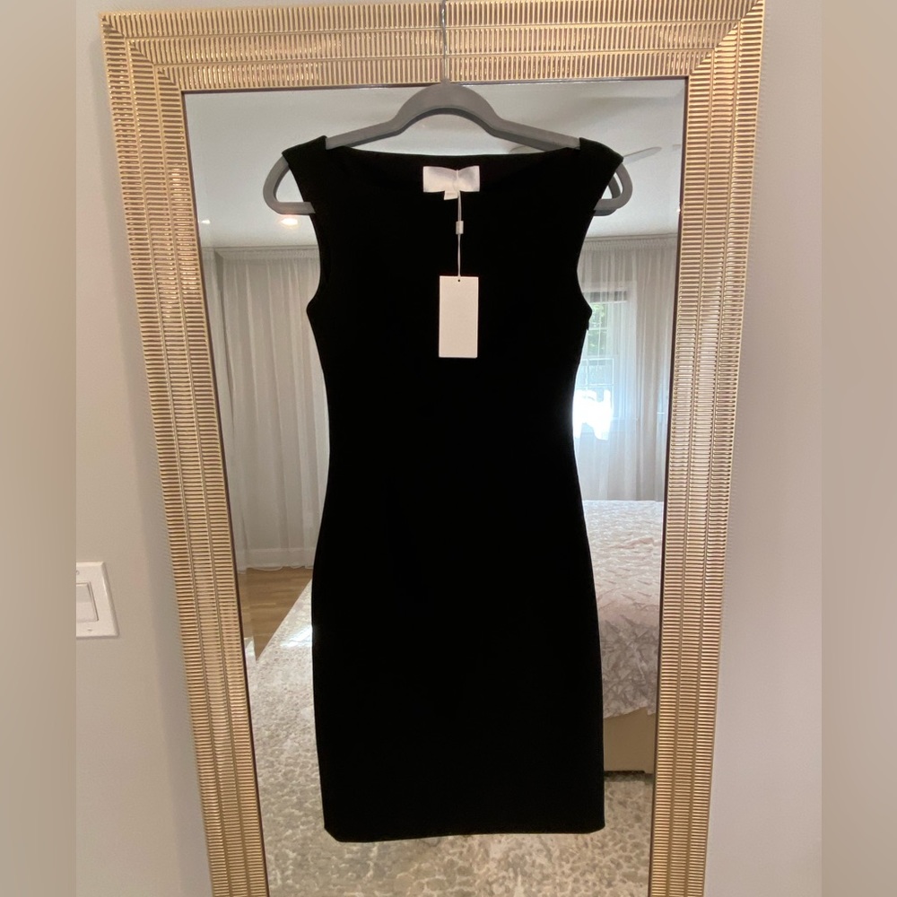 HUGO BOSS Women’s Formal Cocktail Black Dress Size US 0/UK 4 NEW WITH TAGS